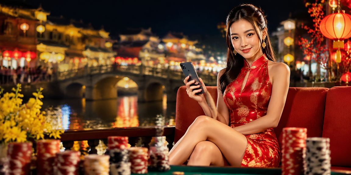 Khách du lịch và người dân Hội An trải nghiệm cá cược trực tuyến tại chợ đêm