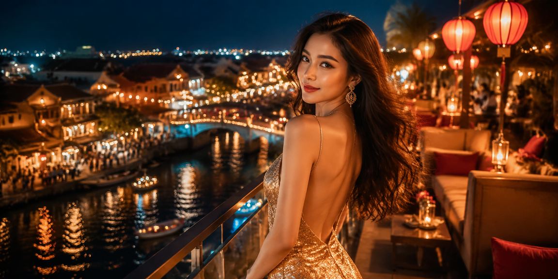 Không khí giải trí casino và chợ đêm náo nhiệt tại Hội An